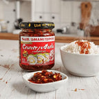 S&B Umami Topping Crunchy Garlic with Chili Oil Spicy, 3.88 oz