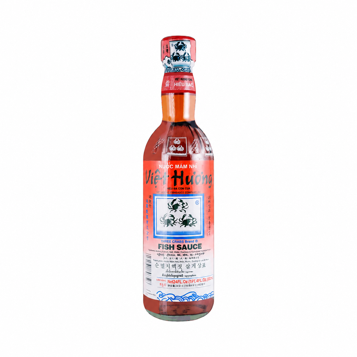 THREE CRABS Viet Huong Fish Sauce, 23.06 fl oz