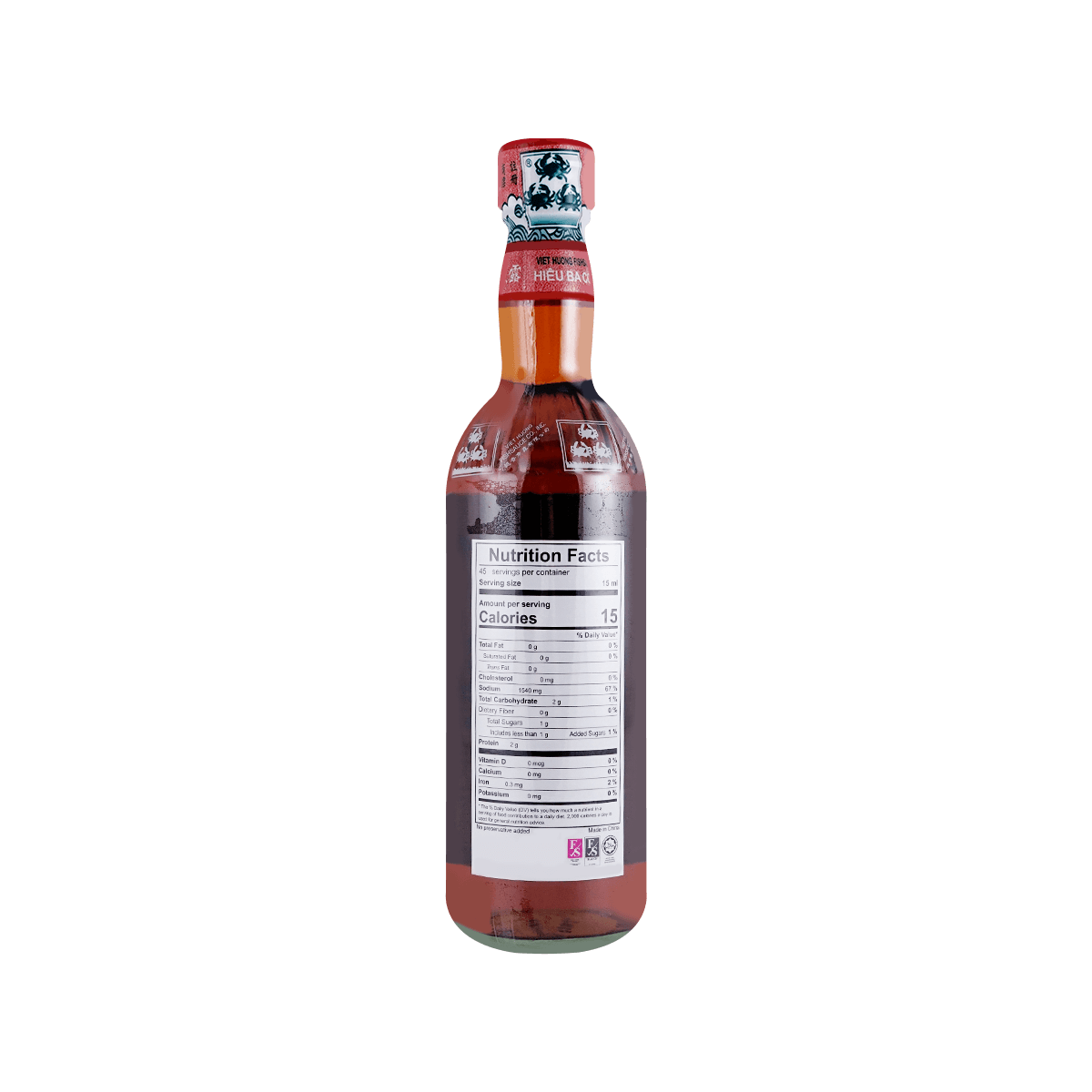 THREE CRABS Viet Huong Fish Sauce, 23.06 fl oz
