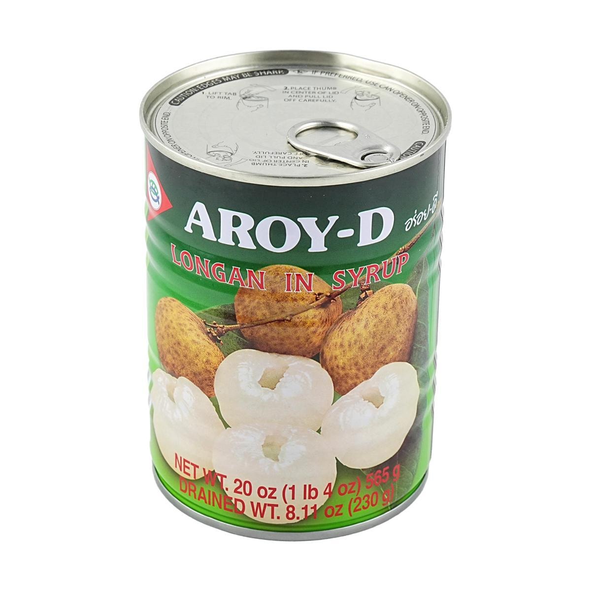 AROY-D Longan in Syrup, 20 oz
