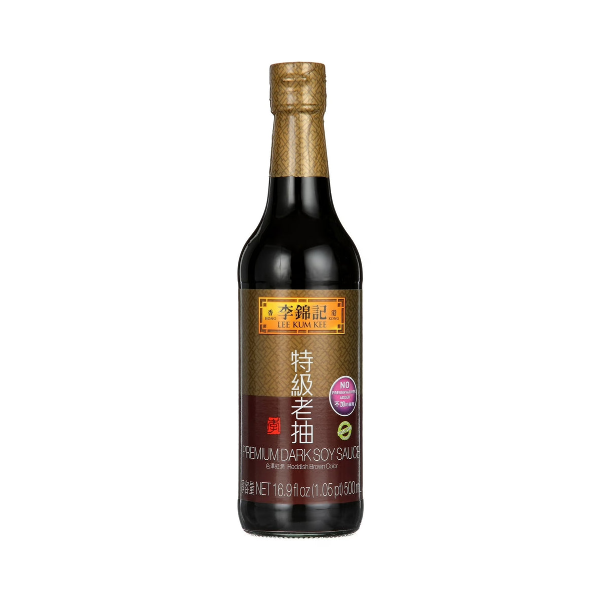 LEE KUM KEE Premium Dark Soy Sauce, 16.9 fl oz