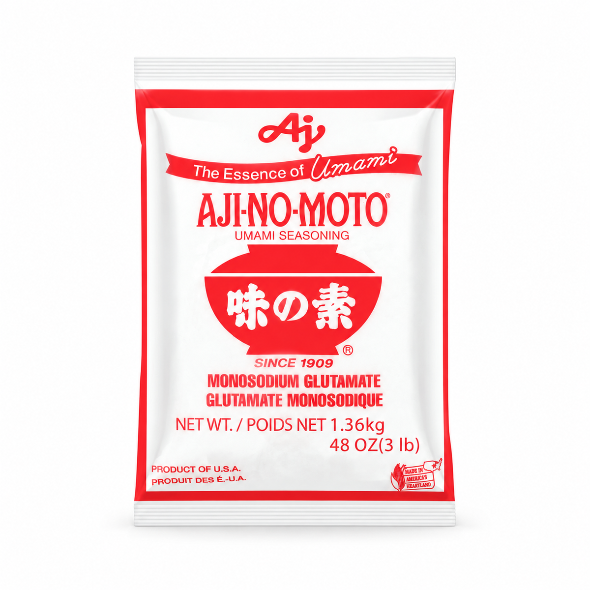 AJINOMOTO Umami Seasoning Monosodium Glutamate, 3 lb
