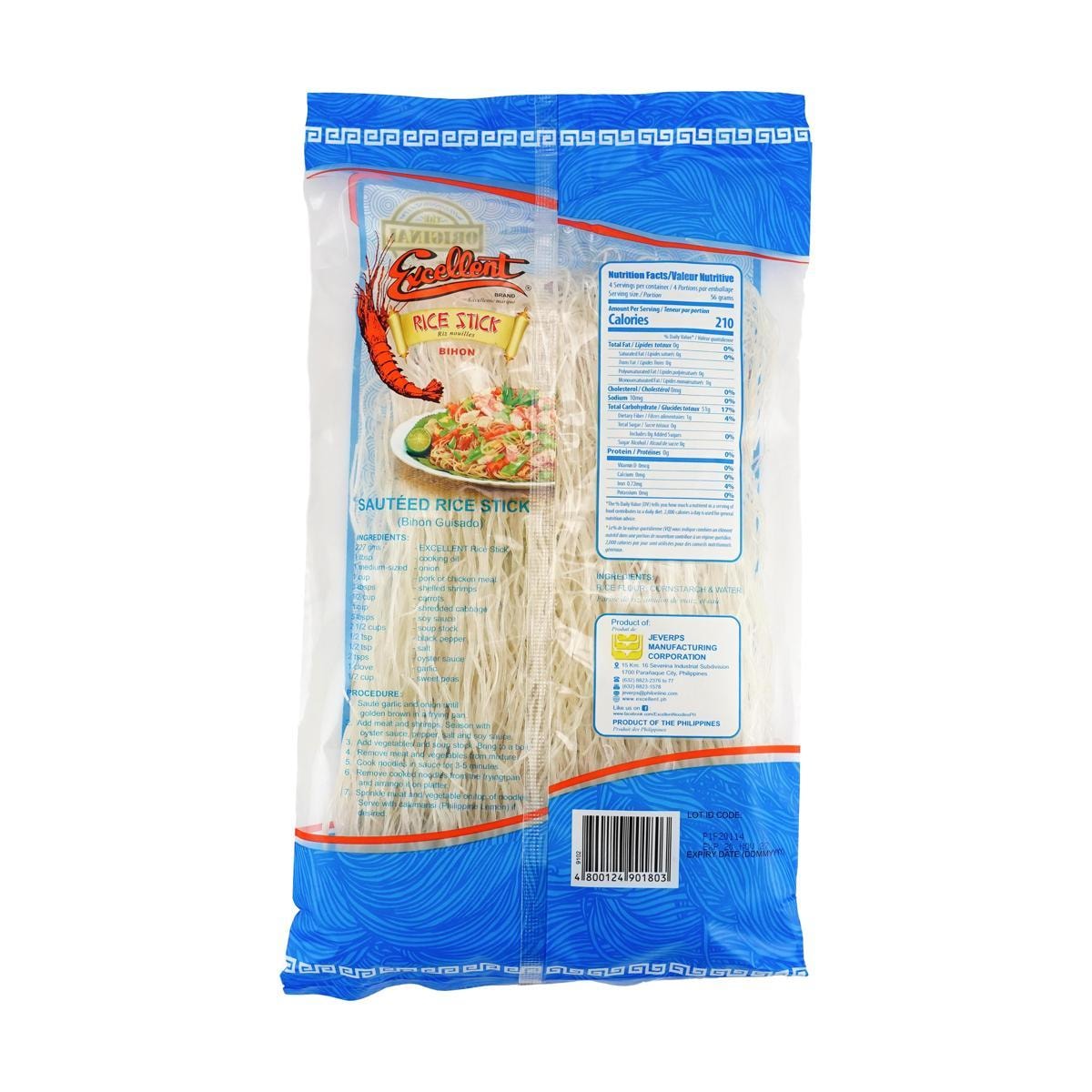 EXCELLENT BRAND The Original Rice Stick Bihon, 16 oz