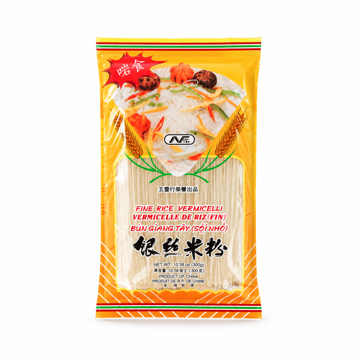 NGFENG Fine Rice Vermicelli Silver Threaded Rice Noodles, 10.59 oz