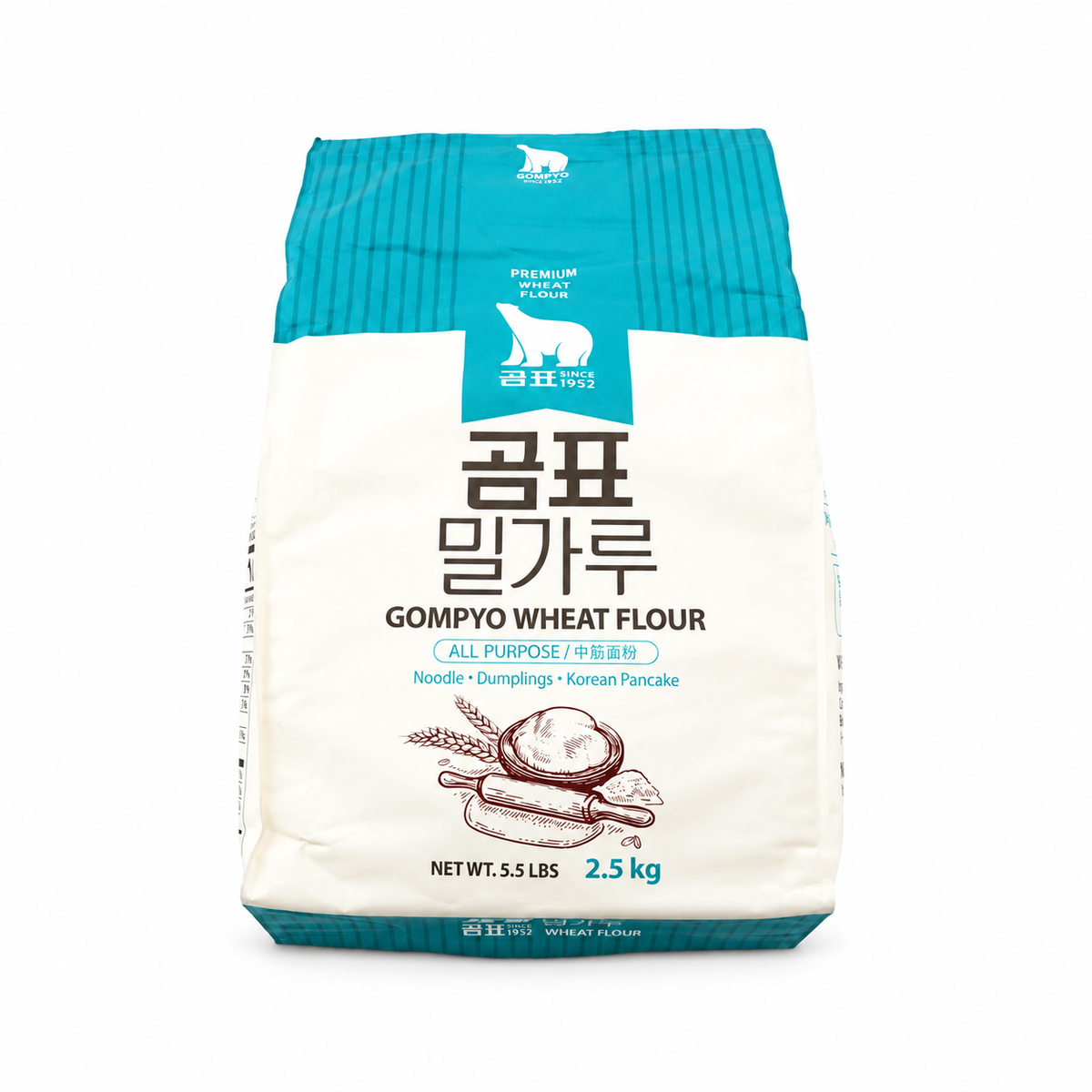 GOMPYO All-Purpose Wheat Flour, 5.51 lb
