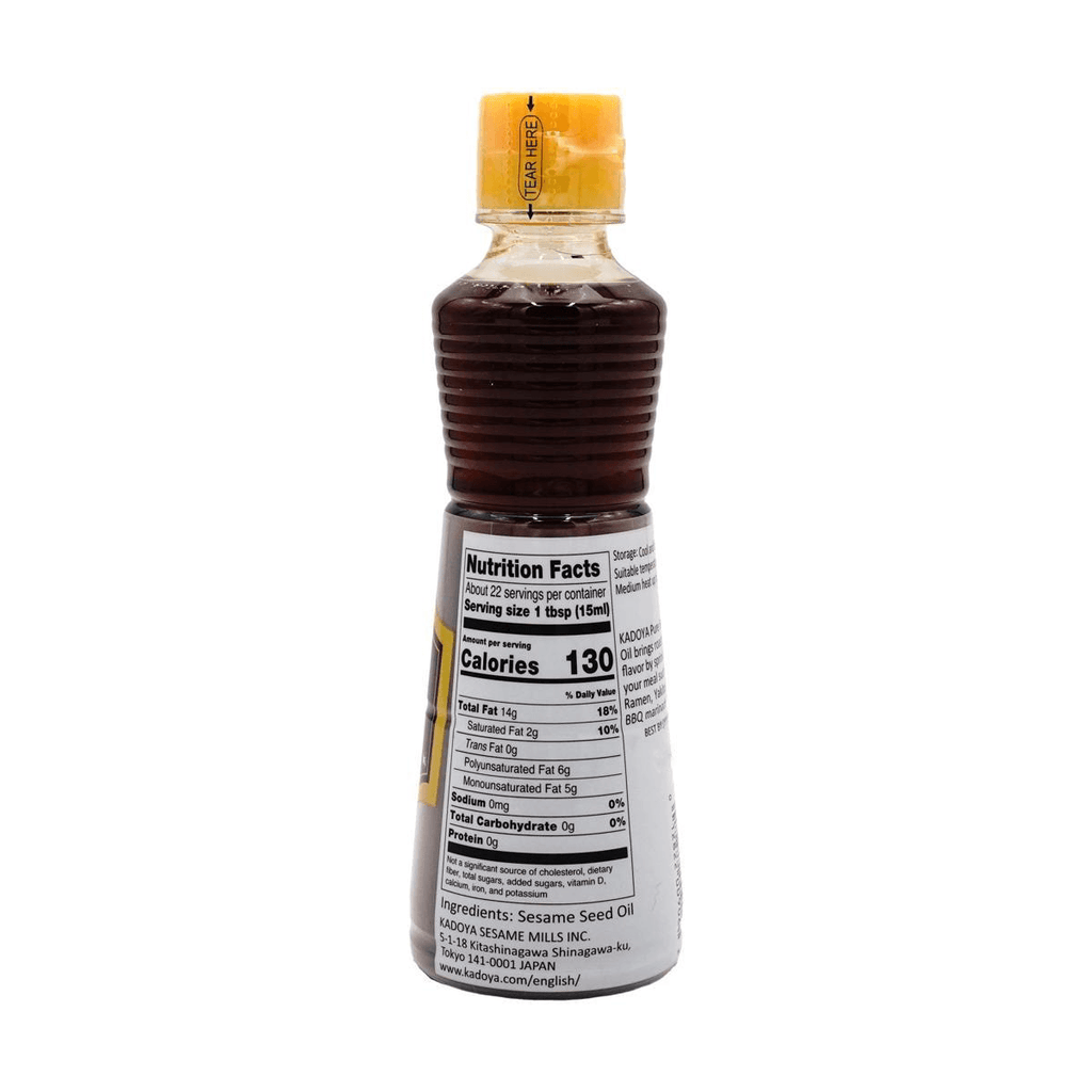 KADOYA Roasted Sesame Oil, 11 fl oz